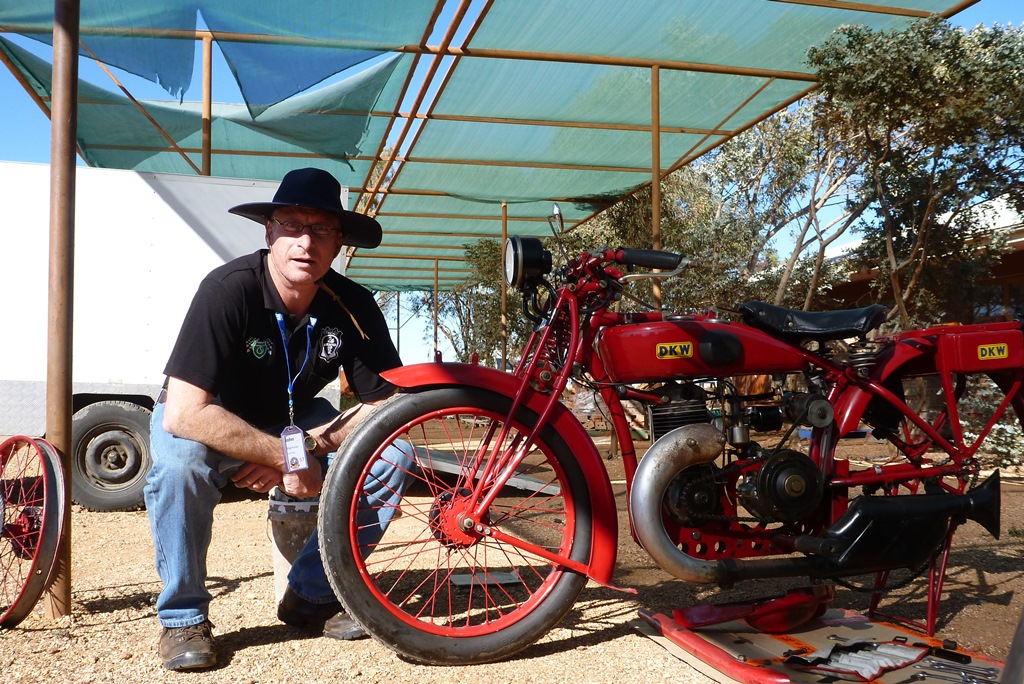 John with his DKW